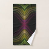 Kleurrijk Groovy Psychodelisch Patroon Abstracte K Bad Handdoek (Handdoek)