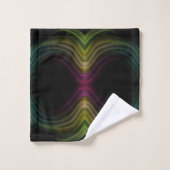 Kleurrijk Groovy Psychodelisch Patroon Abstracte K Bad Handdoek (Wasdoekje)