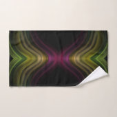 Kleurrijk Groovy Psychodelisch Patroon Abstracte K Bad Handdoek (Handdoek)