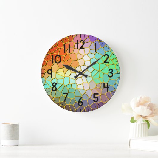 kleurrijk grote klok (Huis)
