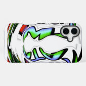 Kleurrijk Hakuna Matata Graffiti Afrikaans geïnspi iPhone Hoesje (Achterkant horizontaal)