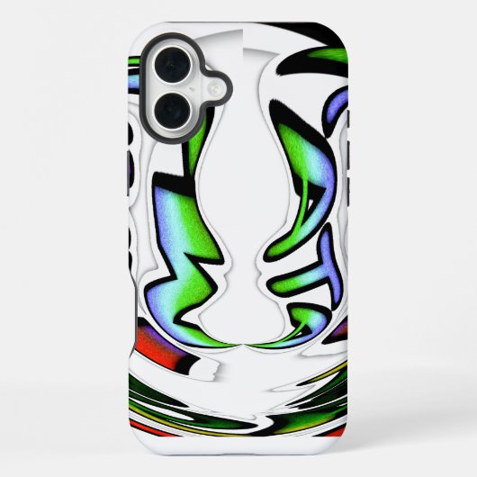 Kleurrijk Hakuna Matata Graffiti Afrikaans geïnspi iPhone Hoesje (Achterkant)