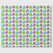 Kleurrijk Hamster Butts Patroon Cadeaupapier (Vlak)