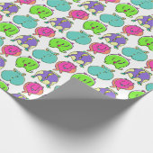 Kleurrijk Hamster Butts Patroon Cadeaupapier (Hoek)