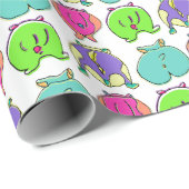 Kleurrijk Hamster Butts Patroon Cadeaupapier (Rol Hoek)