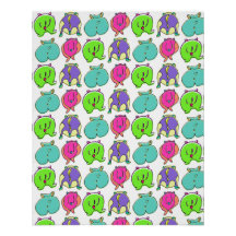 Kleurrijk Hamster Butts Patroon