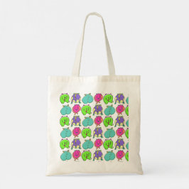 Kleurrijk Hamster Butts Patroon Tote Bag