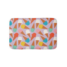 Kleurrijk handgetekend ijsje patroon