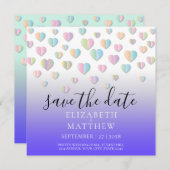 Kleurrijk Hart Spikkelontwerp Kaart (Voorkant / Achterkant)