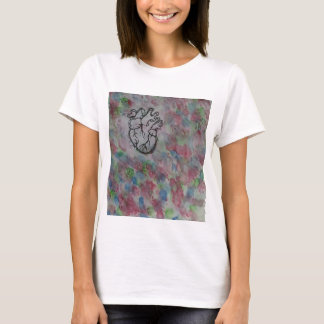 Kleurrijk hart., t-shirt