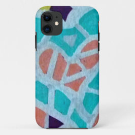 Kleurrijk Hart voor om het even welke dag… iPhone 11 Hoesje