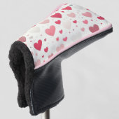 Kleurrijk hart voor Valentijnsdag Golfheadcover (3/4 voorkant)