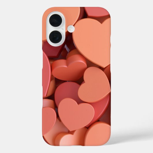 Kleurrijk Hartcluster Case-Mate iPhone Case (Achterkant)