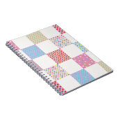 Kleurrijk hartenpatroon notitieboek (Rechterzijde)