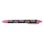 Kleurrijk Hartjes Design Zwarte Inkt Pen (Bodem)