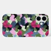 Kleurrijk Hartpatroon Case-Mate iPhone Case (Achterkant (horizontaal))