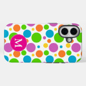 Kleurrijk, helder en roze Stip Case-Mate iPhone Case (Achterkant (horizontaal))