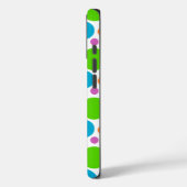 Kleurrijk, helder en roze Stip Case-Mate iPhone Case (Achterkant / Links)