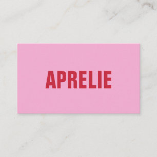 Kleurrijk Helder Modern Rood Roze Creatief Profess Visitekaartje