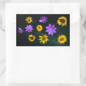 Kleurrijk, helder uitknippen, rechthoekige sticker (Tas)