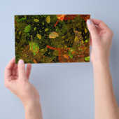 Kleurrijk herfst decoratief ontwerp flyer (Hand)