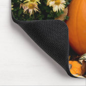 Kleurrijk herfst decoratief pompoenscherm muismat (Hoek)