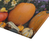 Kleurrijk herfst decoratief pompoenscherm snijplank (Hoek)