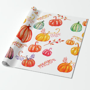 Kleurrijk Herfst inpakpapier