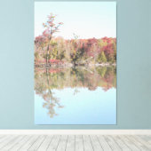 Kleurrijk Herfst landschap Canvas Afdruk (Insitu (Houten vloer))