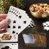 Kleurrijk Herfst Schilderachtig Uitzicht over het  Pokerkaarten (Insitu)