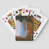 Kleurrijk Herfst Schilderachtig Uitzicht over het  Pokerkaarten (Achterkant)