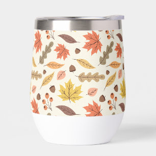 Kleurrijk Herfstblad Herfst Patroon