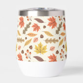 Kleurrijk Herfstblad Herfst Patroon (Voorkant)