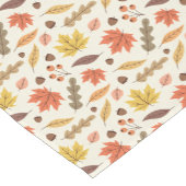 Kleurrijk Herfstblad Herfst Patroon Korte Tafelloper (Hoek)