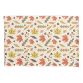 Kleurrijk Herfstblad Herfst Patroon Kussensloop (Voorkant)