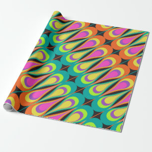 Kleurrijk herhalend diagonaal patroon.abstract, ku cadeaupapier