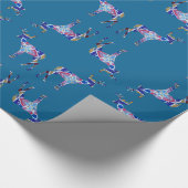 Kleurrijk hertenGlossy inpakpapier, Cadeaupapier (Hoek)