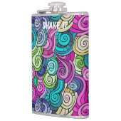 kleurrijk heupfles (Links)