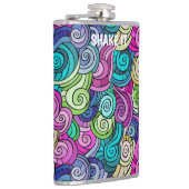 kleurrijk heupfles (Rechts)