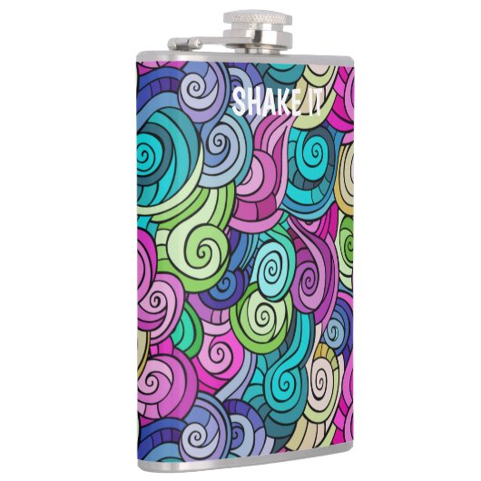 kleurrijk heupfles (Rechts)