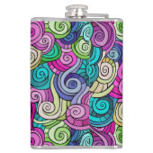 kleurrijk heupfles (Achterkant)