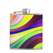 kleurrijk heupfles (Voorkant)