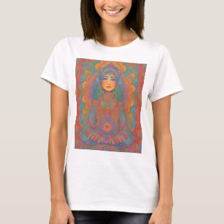 Kleurrijk 'hippy' T-shirt
