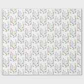 Kleurrijk hockey tikt op klein patroon cadeaupapier (Vlak)