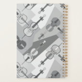 Kleurrijk Hoekig Cellos Patroon Planner (Achterkant)