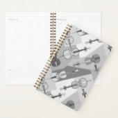 Kleurrijk Hoekig Cellos Patroon Planner (Display)