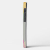  kleurrijk Hoesje-Mate iPhone Case (Achterkant / Links)