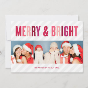 KLEURRIJK HOLIDAIRE FOTOKAART FEESTDAGENKAART