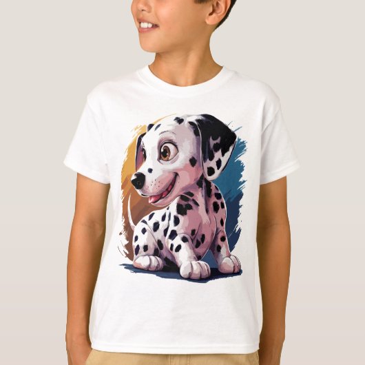 Kleurrijk HOND T-shirt ontwerp (Voorkant)