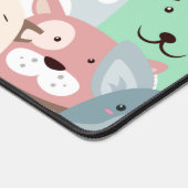 Kleurrijk Honden ontwerp Bureaumat (Hoek)